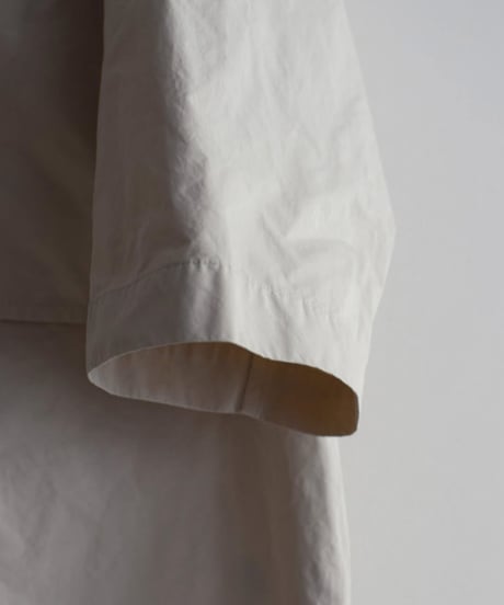 R&D.M.CO/GARMENT DYE OPEN COLLAR COAT