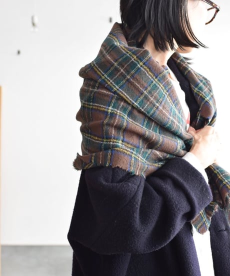 R&D.M.CO/WOOL TARTANCHECKMUFFLER