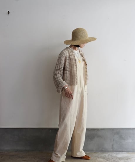 JOICEADDED/TRIANGLE PATTERN KNIT CARDIGAN