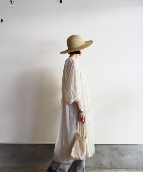 R&D.M.CO/GARMENTDYE  LAWN SMOCK DRESS