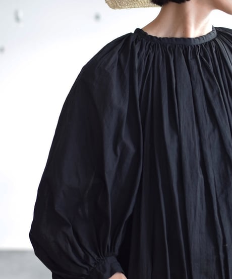 R&D.M.CO/GARMENTDYE  LAWN SMOCK DRESS