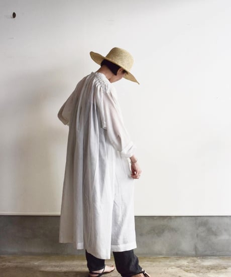 BUNON/GATHER DRESS