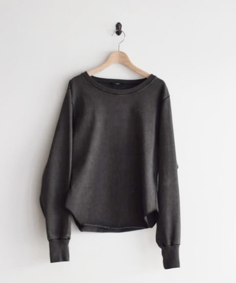 YLE'VE/COTTON PIGMENT DYE  LONG SLEEVE SHIRT