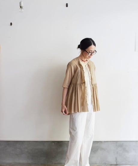 JOICEADDED/BLOOM GEOMETRY BLOUSE