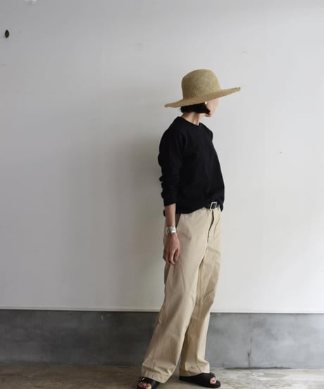 R&D.M.CO/KNIT&SEW CREW NECK SHIRT