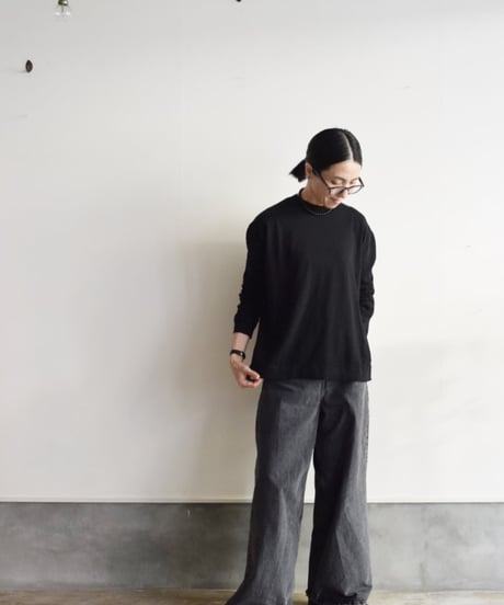 MEYAME/COTTON KNIT LONG SLEEVE TEE
