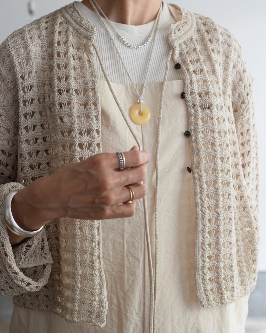 【JOICEADDED】TrianglePattern KnitCardigan JOICEADDED/TRIANGLE PATTERN KNIT CARDIGAN | ALCOT