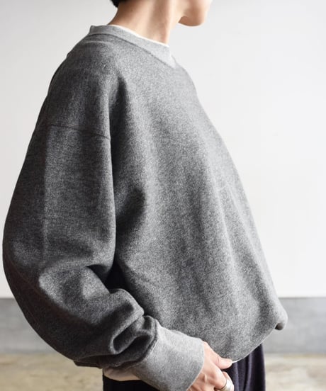 phlanne'l/LIGHT COTTON YAC SWEAT SHIRT