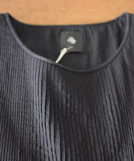 maison de soil/MINI PINTUCK NO/SL PULLOVER DRESS