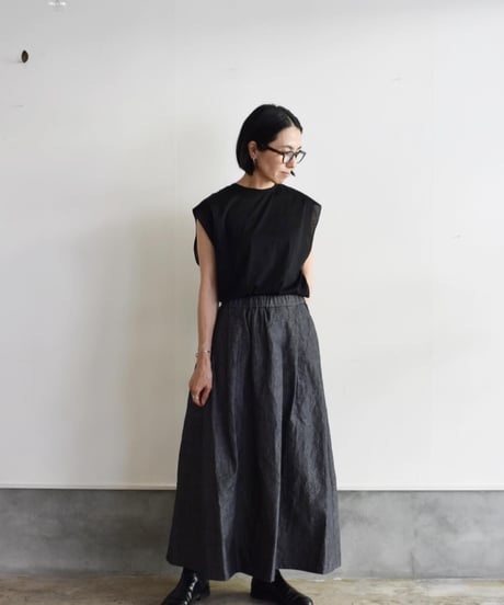 R&D.M.CO/C.C/H TUCK LONG SKIRT