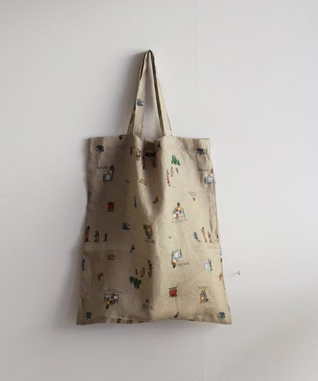 R&D.M.CO/BROWN BEARS TOTE BAG