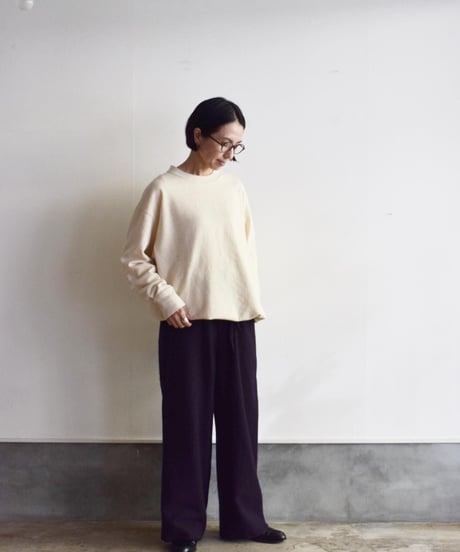 phlanne'l/LIGHT COTTON YAC SWEAT SHIRT