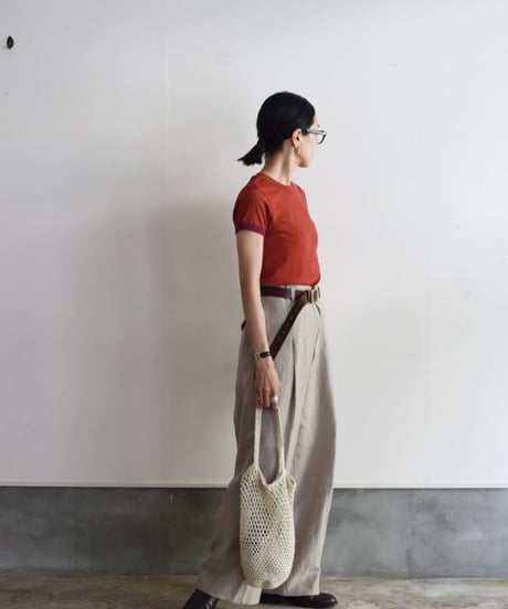 Nikli  ESSENTIAL PIECES/SUPER TWIST CIRCULAR RIB TRIM TSHIRT