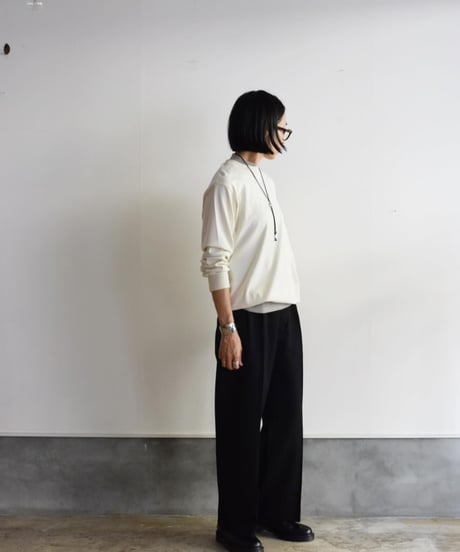 LIFiLL/COTTONY   SWEAT LONG SLEEVE TEE