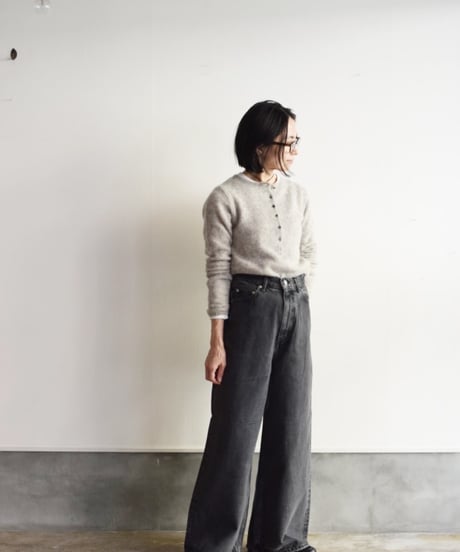 YLEVE/DENIM HIGH  WAIST WIDE