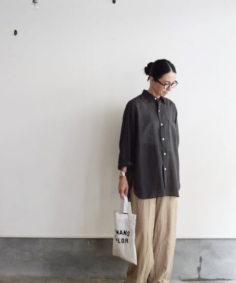 YLEVE / COTTON VOILE LAWN LONG SLEEVE SHIRT