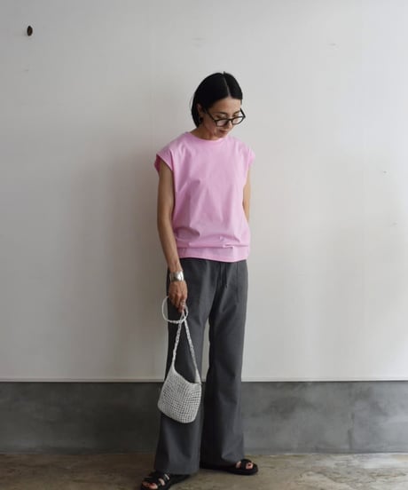 MEYAME/COMFORTABLE DRAWCOARD PANTS