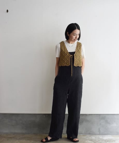 JOICEADDED/EMBROIDERED KNITTED VEST