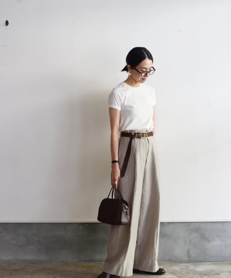 Nikli  ESSENTIAL PIECES/SUPER TWIST CIRCULAR RIB TRIM TSHIRT