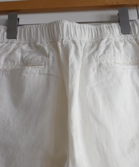 maison de soil/LINEN DENIM EASY WIDE PANTS