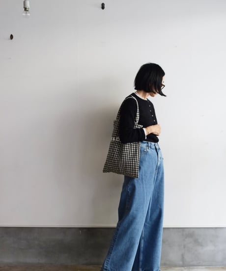 YLEVE/DENIM HIGH  WAIST WIDE