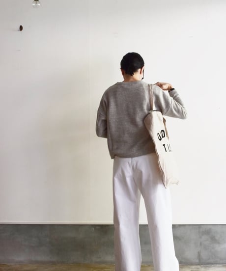 R&D.M.CO/裏起毛　DROP SHOULDER SHIRT