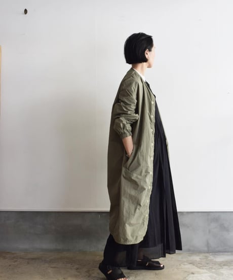 maison de soil/MINI PINTUCK NO/SL PULLOVER DRESS