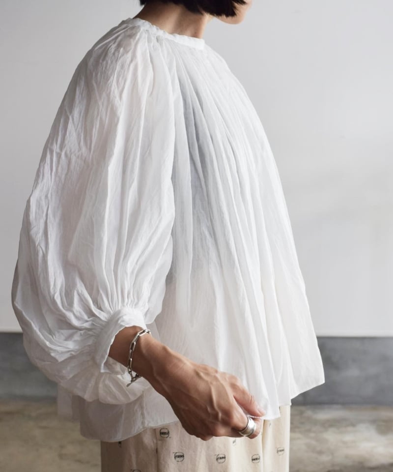 R＆D.M.CO/GARMENT DYE GATHER SMOCK | ALCOT