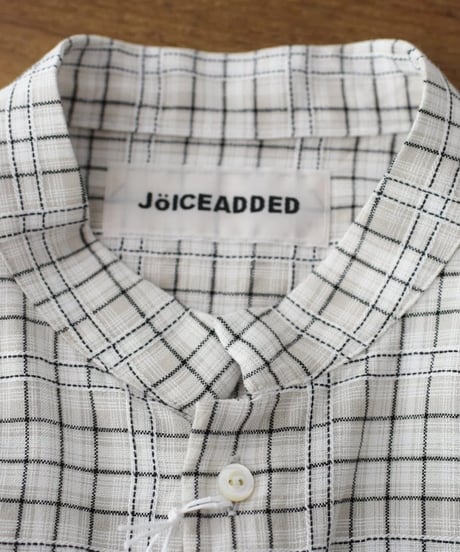 JOICEADDED/CHECK PATTERN H/S SHIRT