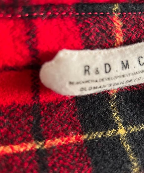 R&D.M.CO/WOOL TARTAN CHECK MARCHE BAG
