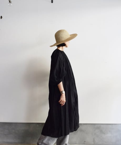 R&D.M.CO/GARMENTDYE  LAWN SMOCK DRESS