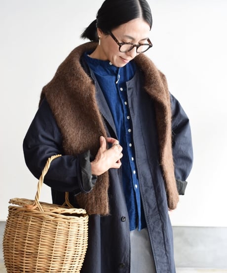 R&D.M.CO/INDIGO LIGHT CORDUROY BUGGY SHIRT