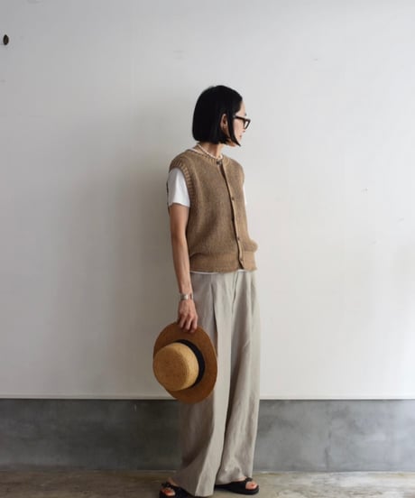 Nikki ESSENTIAL PIECES/COTTON SNARI YARN VEST