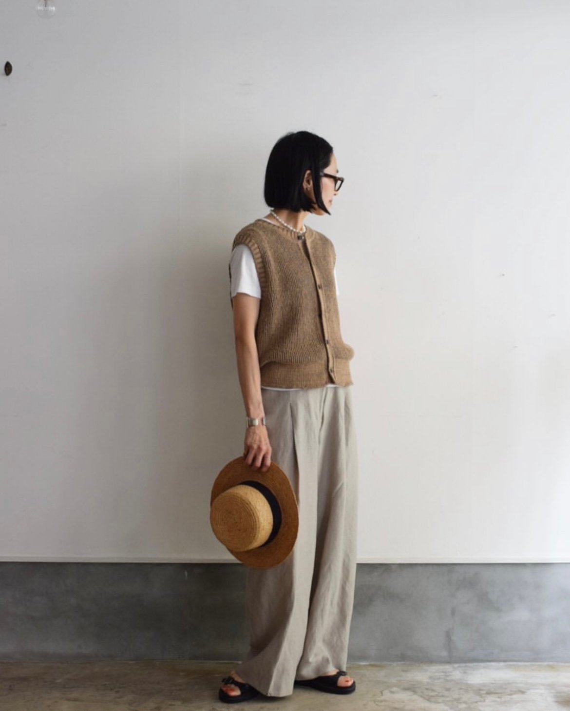 Snari Nikki ESSENTIAL PIECES/COTTON SNARI YARN VEST