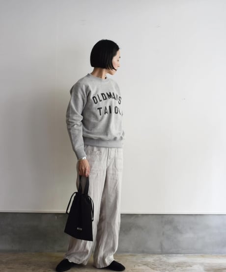 OLDMANSTAILOR/OMT RUBBER PRINT CREW SWEAT