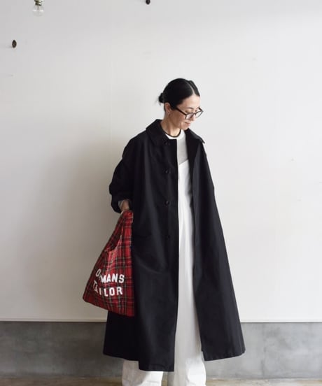 R&D.M.CO/TAFFETA SOUTEN COLLOR COAT