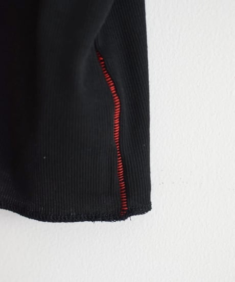 MEYAME/SOFT RIB HALF SLEEB TEE