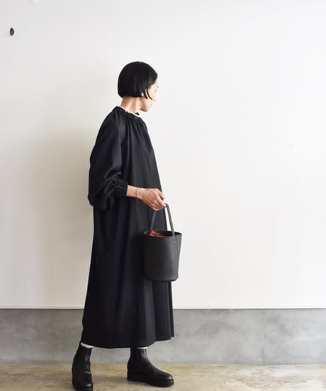 R&D.M.CO/HIGNECK RAGRAN DRESS