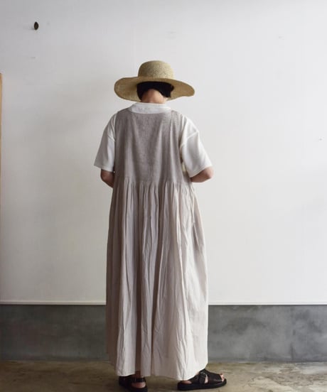 maison de soil/MINI PINTUCK NO/SL PULLOVER DRESS