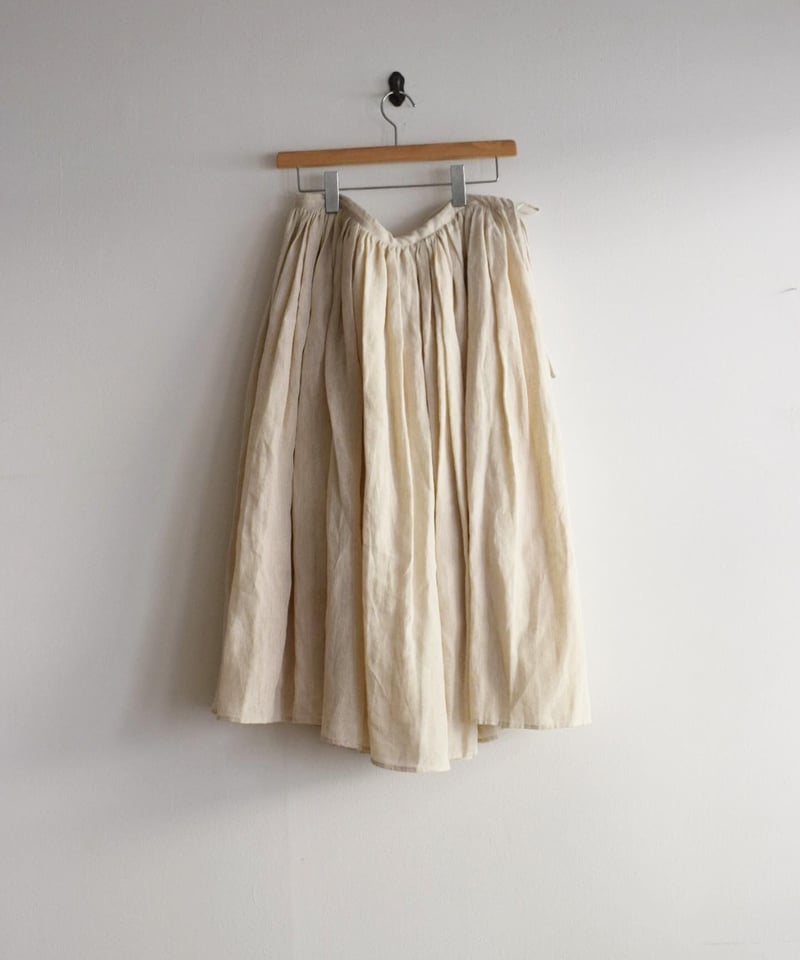 R&D.M.CO/DENSELY LINEN GATHER SKIRT | ALCOT
