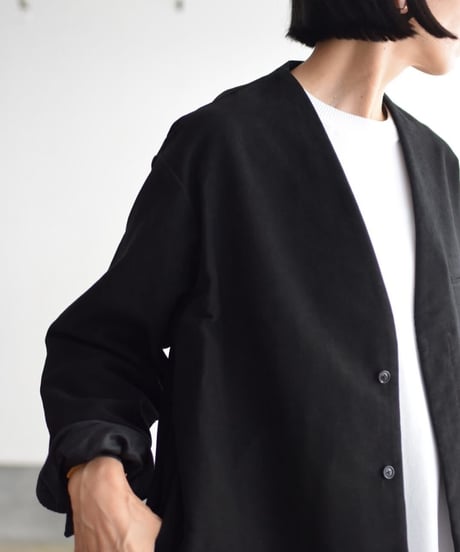 Nikki ESSENTIAL PIESES/LIGHT MOLESKIN V-NECK SHIRT JK