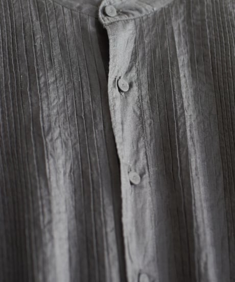 maison de soil/BANDED SHIRT DRESS