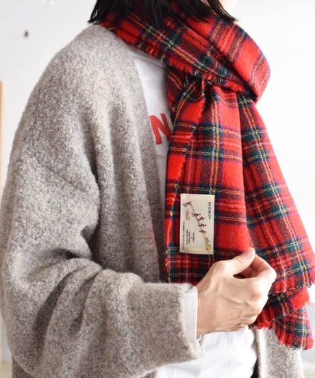 R&D.M.CO/WOOL TARTANCHECKMUFFLER