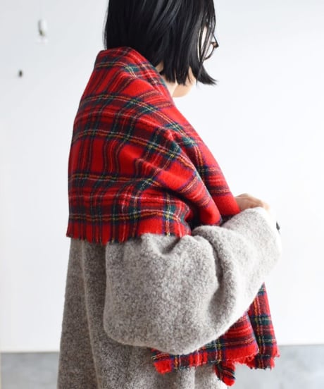 R&D.M.CO/WOOL TARTANCHECKMUFFLER