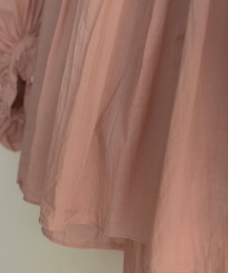 R＆D.M.CO/GARMENT DYE GATHER SMOCK
