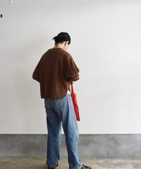 YLEVE/COTTON RIB PULL OVER