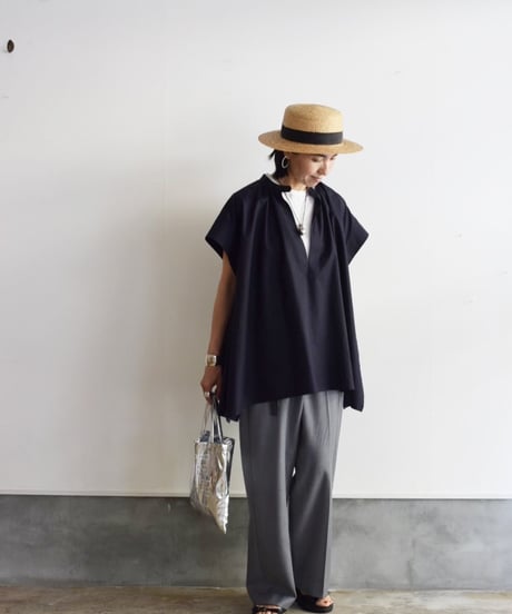YLEVE/BURREINNE COTTON TYPEWRITER SHIRT