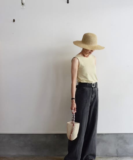JOICEADDED/20PICOT HEM TANK TOP