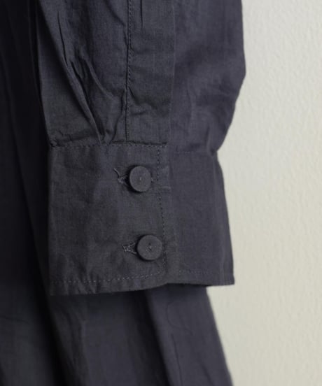 maison de soil/BANDED SHIRT DRESS