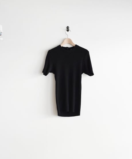 R&D.M.CO/RIB KNIT&SEW HALF SLEEVE